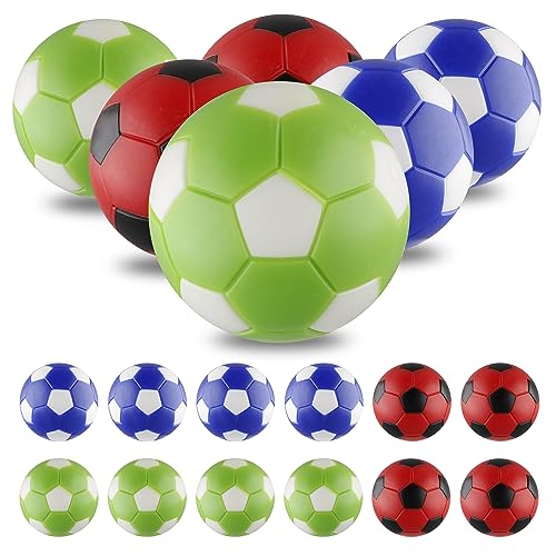 Foosball Balls Replacement,Foose Balls, Mini Foosball 36mm,Multicolor Foosball Accessories 12pack