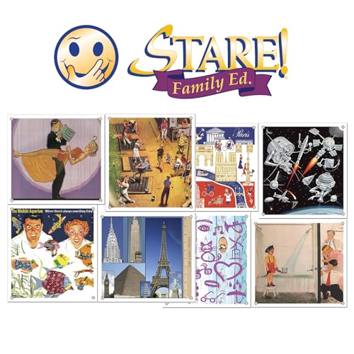 Stare - Fun Game of Visual Recall Where Quirky Image Cards Challenge Players' Minds – Classic for Adult & Family Game Night