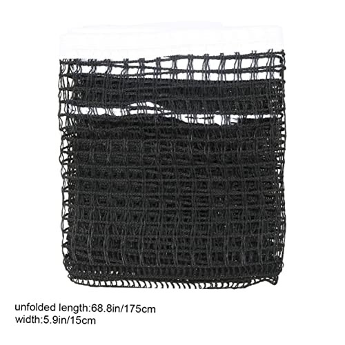 Toddmomy 2PCS Nylon Table Tennis Replacement Net Regulation Size Portable Pong Net for Indoor/Outdoor Use Easy Setup Compatible Standard Tables