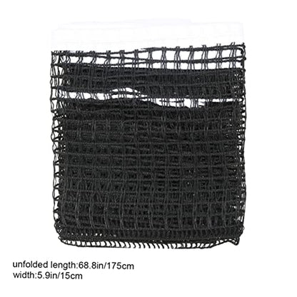 Toddmomy 2PCS Nylon Table Tennis Replacement Net Regulation Size Portable Pong Net for Indoor/Outdoor Use Easy Setup Compatible Standard Tables