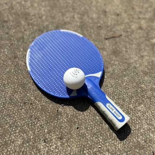 Sure Shot Matthew Syed Outdoor Table Tennis Bat, Blue, One Size