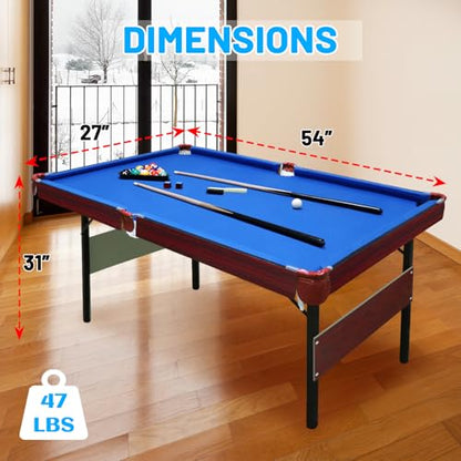 Seydrey 4 in 1 Multi Game Table, Folding Portable Billiards Game Table Set