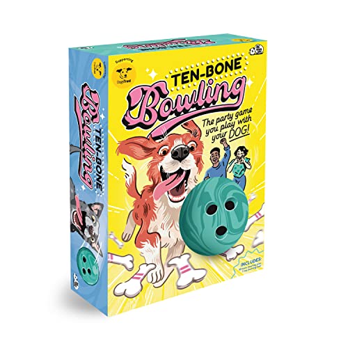 Big Potato Ten Bone Bowling: A Family Party Game for You and Your Dog | Dog Board Game