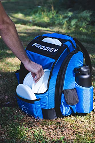Prodigy Disc BP-1 V3 Disc Golf Backpack | Backpack Storage with 30+ Disc Capacity | Disc Golf Backpack Bag | Tear & Water Resistant | Golf Accessories for Men | Large Golf Disc Bags - color: Red