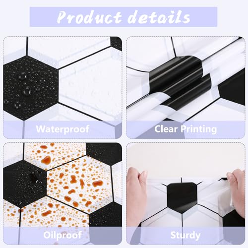 Kesfey 3 Packs Soccer Party Tablecloths 54 x 108 Inches Soccer Sports Ball Table Cover Disposable Waterproof Plastic Soccer Themed Birthday Table Cloth Rectangular Football Tablecloth for Boys Sports - color: Black and White Soccer
