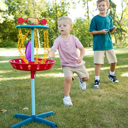 Chuckle & Roar - Family Disc Golf - Indoor or Outdoor - Fun and Family Friendly Introduction to Disc Golf - Safe and Durable - Ages 3 and Up