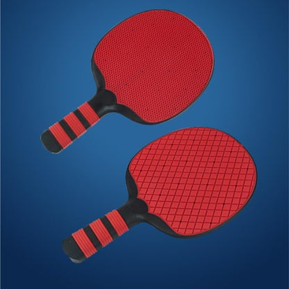 Molded Training Competition Table Tennis Racket Set with Straight Handle High Elasticity Rubber Coating - color: white-Dinosaur Doodle4