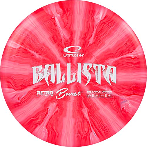 Latitude 64 Retro Burst Disc Golf Starter Set | Perfect Disc Golf Set for New to Intermediate Players | Includes Bonus Mini Marker | Grippy Base Plastic | Colors May Vary - style: 4