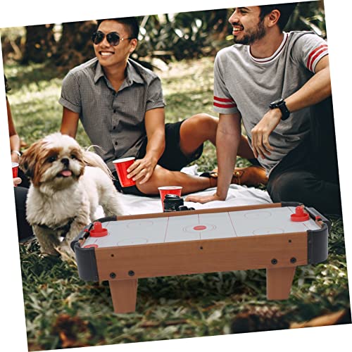KESYOO 1Pc Mini Table Ice Hockey Game for Lightweight Portable Tabletop Competition with Durable Design Battery Flow for Indoor Fun