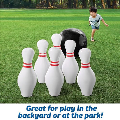 Kidoozie Jumbo Bowling Set - Roll into Gigantic Fun and Strike Out at Boredom - The Perfect Indoor and Outdoor Activity for Ages 3+