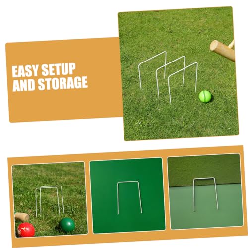10pcs Durable Replacement Accessories for Outdoor Lawn Game Easy Setup for Family Gatherings and Backyard Fun for Croquet Gateball Play
