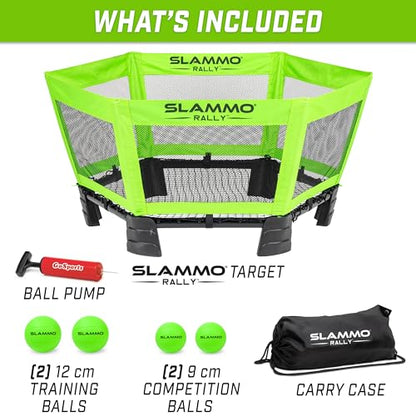 GoSports Slammo Rally - Vertical Net for Longer Rallies - Choose Original or Hardcourt Roundnet Game Set - style: Original