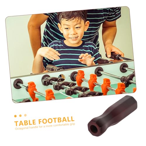 Sturdy Foosball Handle Grip Ergonomic Nonslip Replacement Part for Easy Installation and Enhanced - color: Brown
