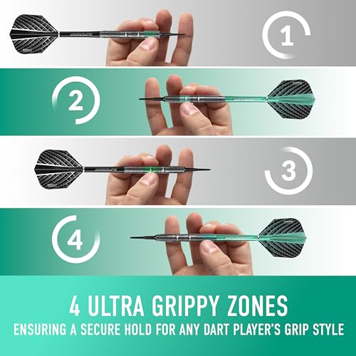 Harrows NX Elite 90% Tungsten Soft Tip Darts Set 18g I Huge 17pcs Bundle with Spare Shafts, Prime Flights & Travel Case 18G