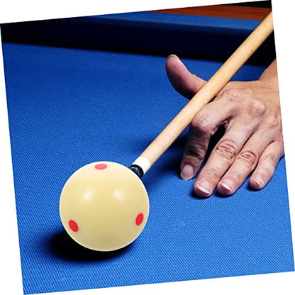 WOONEKY Resin Cue Ball with Dots Pattern for Training High-Grade Billiard Ball for Skill Improvement Durable and Wear-Resistant for Pool Practice