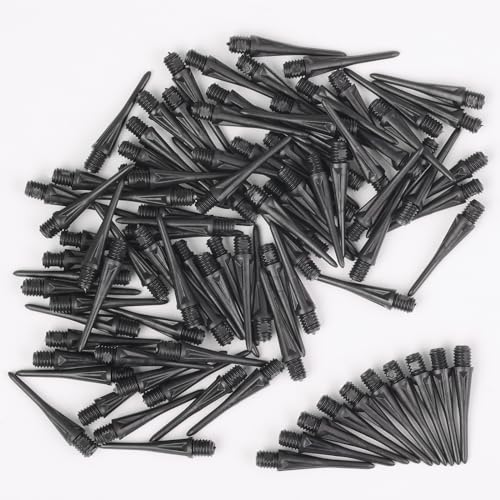 Soft Dart Tips 2BA Thread Plastic Soft Tip Soft Dart Tips Replacement Dart Accessories for Dartboard Darts - size: 100PCS
