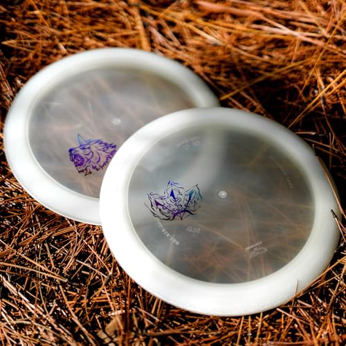 Yikun PDGA Approved Stable Distance Driver - 170-175g Professional Disc Golf Driver | Glow & Glaze Line Options | Perfect for Outdoor Games & Competition - color: Semi-transparent