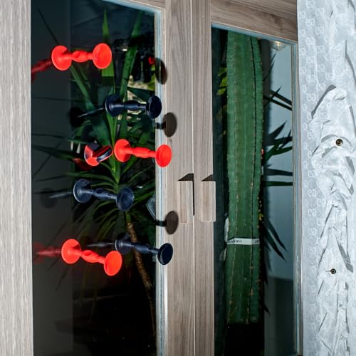Silicone Sucker Darts Throwing Game Set, Safe Indoor Outdoor Suction Cup Toy for Kids and Family - color: Red; Black