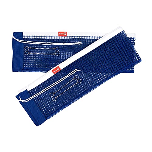 Sanung Table Tennis Net, C-X1B Portable Ping Pong Training Net Replacement for 60 inch Width Regulation Size Tables, Set of 2, Royal Blue