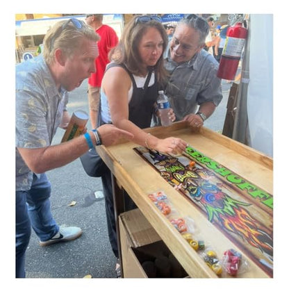 Roll Out Shuffleboard Party Game for Adults - 52" Portable Challenge Game for Tailgating, BBQs, Camping, Game Night, Bars, College Events - Gift Idea