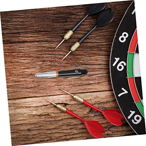 6pcs Darts Accessories Toys Rotary Shafts Aluminum Stems for Soft Tip Dart Shafts