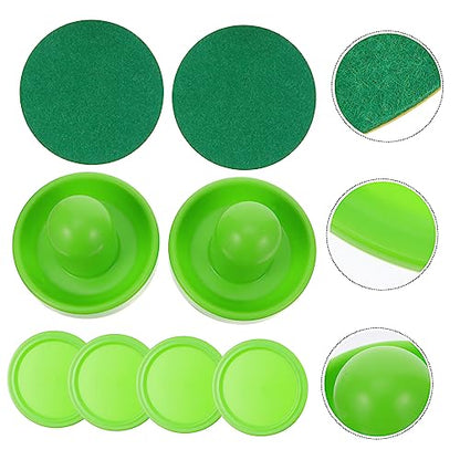 76mm Air Hockey Pusher and Puck Set Sturdy Replacement Accessories for Game Tables for Family Fun and Competitive Play