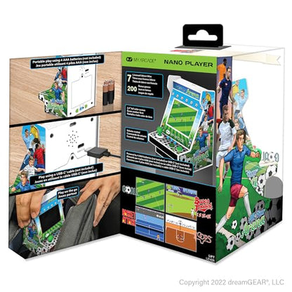 MY ARCADE All-Star Arena Nano Player - 4.5" Fully Playable Portable Mini Arcade Machine with 207 Retro Games, 2.4" Screen Color Display - style: All Star Arena