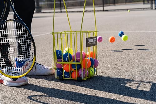 Gamma Sports Pressureless Tennis Balls Box - Ideal for Practice, Teaching, and Training with High-Visbility Felt - Indoor and Outdoor Court Play - 48 and 75 Pack Sizes - size: New Bag of 18