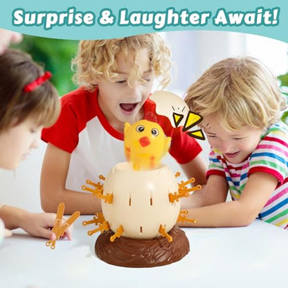 Large Size Pop Up Chick Board Game – Pirate Games for Kids and Adults – Family Game Night, Parties, Gatherings – Ideal Gift for Birthdays, Christmas, and Easter