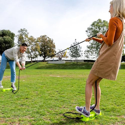 TUG O' WOBBLE: The Ultimate Balancing Outdoor and Indoor Game, Fun for Everyone, Lawn Game for The Backyard, Park, or Yard with Carrying Bag, Family Friendly Gift