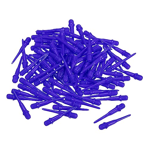 PATIKIL Plastic Dart Tips, 2BA Thread Soft Dart Plastic Tip Soft Tip Dart Accessories - color: Blue
