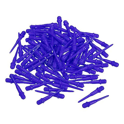 PATIKIL Plastic Dart Tips, 2BA Thread Soft Dart Plastic Tip Soft Tip Dart Accessories - color: Blue