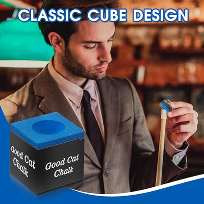 Pool Cue Chalk – Professional Billiard Chalk Set, Bulk Packs Available (12PCS / 24PCS / 144PCS), Long-Lasting Grip, Anti-Miscue, Low Deflection Cue Tip Chalk - size: 2Pack Set Of 24PCS