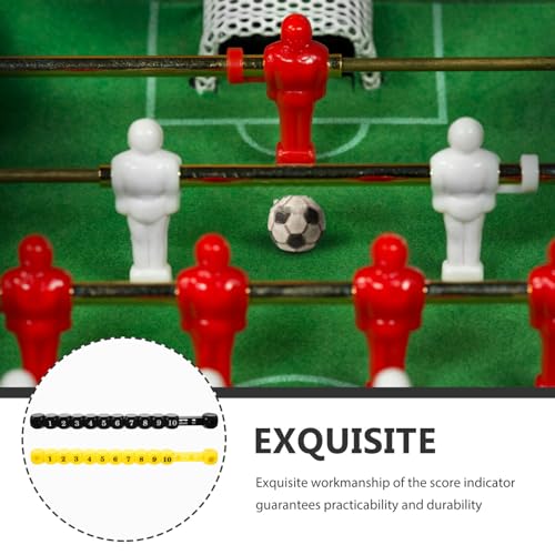 GANAZONO Foosball Score Counter, 2pcs Game Room Standard Soccer Scoreboard Accessory Universal Score Keeper for Custom Shuffleboard Air Hockey Table Easy Install Game Table Replacement Part