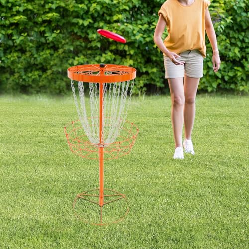 Golf Training Net for Disc Throwing & Putting Practice, Durable Outdoor Basket for Backyard Drills, Golfers and Disc Athletes