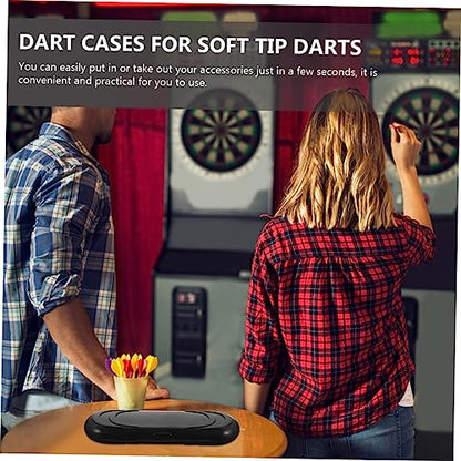 3pcs Dart Storage Box Hard Shell Case for Darts Portable Case for Accessories Lightweight and Slots for
