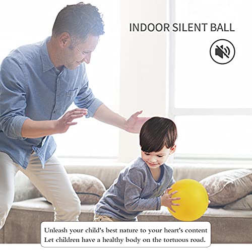 7-Inch Uncoated High Density Foam Ball - for Over 3 Years Old Kids Foam Sports Balls - Soft and Bouncy, Lightweight and Easy to Grasp Foam Silent Balls are Safe for Younger Children - color: Rose Purple