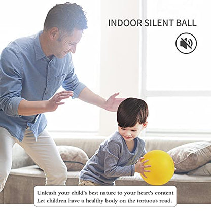 7-Inch Uncoated High Density Foam Ball - for Over 3 Years Old Kids Foam Sports Balls - Soft and Bouncy, Lightweight and Easy to Grasp Foam Silent Balls are Safe for Younger Children - color: Rose Purple
