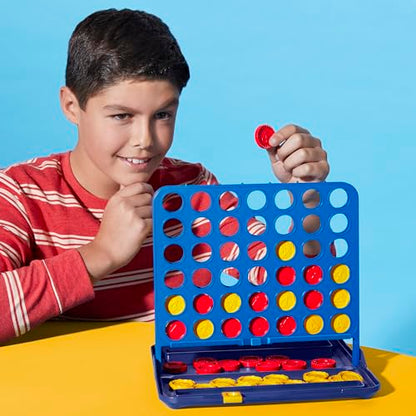 Official Hasbro Games Connect 4 Game (2025 Edition) | All-in-1 Storage, Carrying Case, Score Tracker | Ages 6+ | 2 Players | Family Games for Kids