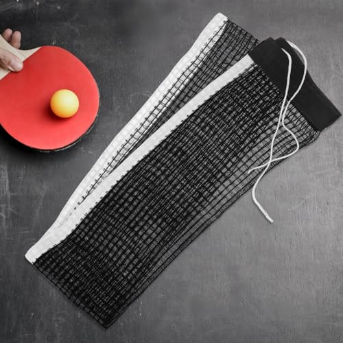 Kisangel Table Tennis Racket Replacement Net Pong Net for Table Tennis Portable Foldable Quick Assembly Tight Mesh