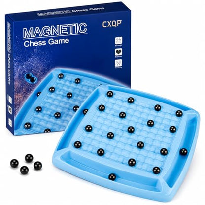 Magnet Chess Game,Board for Kids 8-12 yrs,dults and Family, Strategy Magnet Chess Board Table Games Set. (48 Chess Pieces) - style: 48 chess pieces