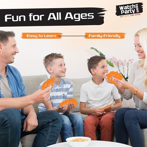 WATCH PARTY GAMES Batter UP Live Baseball Card Game for Sports Fans, Party Nights & Family Fun