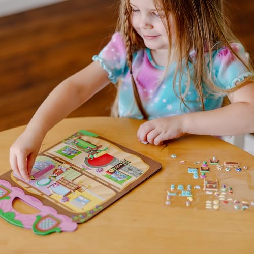 Melissa & Doug Puffy Sticker Activity Books Set of 3 – Safari, Pirate &On The Farm, with Reusable Stickers and Fold-Out Scenes, Mess Free Play Set & Travel Toys for Kids Ages 4+ - style: Pirate, Safari & Farm
