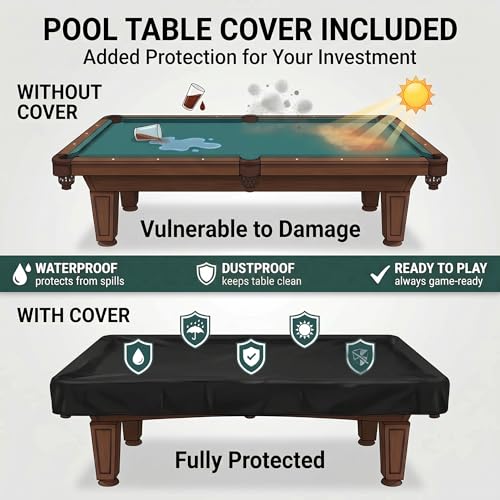 KONLLEN 9ft Pool Table Felt, 80/20 Wool Nylon Blend Billiard Table Cloth with Pre-Cut Strips, Professional Replacement Felt for Home & League Play - color: 004-Blue