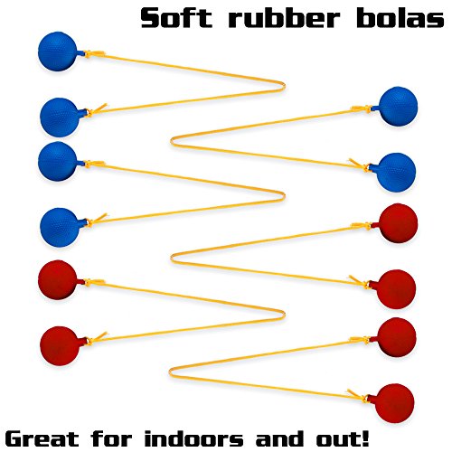 Deluxe Ladder Ball Golf Game Set - Includes Carrying Case & Ground Anchors!