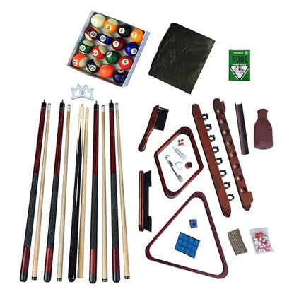 Hathaway Deluxe Billiards Accessory Kit - color: Mahogany Finish