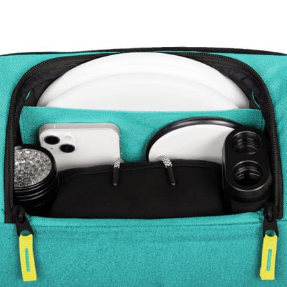 Axiom Discs Voyager Series Backpack Disc Golf Bag (Choose Your Color and Size) - color: Aqua/Emerald, style: Voyager