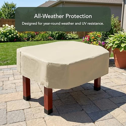 Covermates Elite Foosball Table Cover – Water-Resistant, All-Weather Outdoor Game Table Protector with Adjustable Buckle Straps, Heavy-Duty Polyester Furniture Cover, 56W x 52D x 15H, Khaki - color: Elite Khaki Polyester