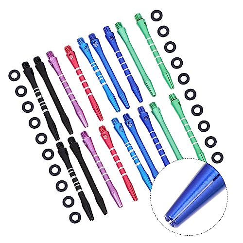 Abaodam 1set Lightweight Aluminum Alloy Dart Shafts Portable Metal Dart Stems Accessories for Enhanced Control and Durability