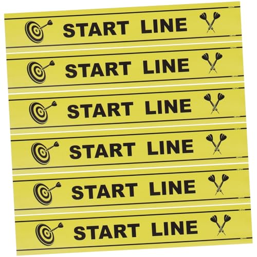 Toddmomy Dart Throw Notice Marker Durable Floor Marker for Accurate Dart Throwing Line Essential Accessory for Players and Game Enthusiasts